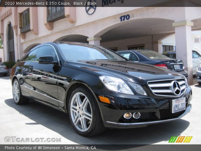 2010 Mercedes-Benz E 350 Coupe in Black