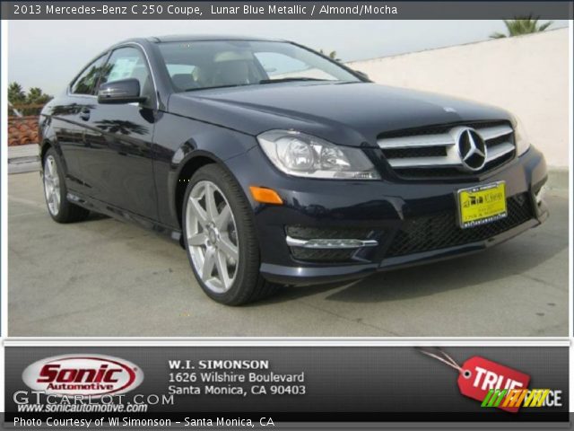 2013 Mercedes-Benz C 250 Coupe in Lunar Blue Metallic