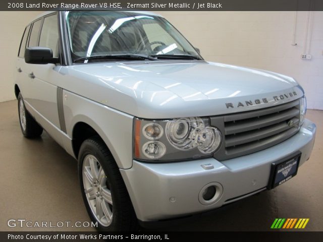 2008 Land Rover Range Rover V8 HSE in Zermatt Silver Metallic