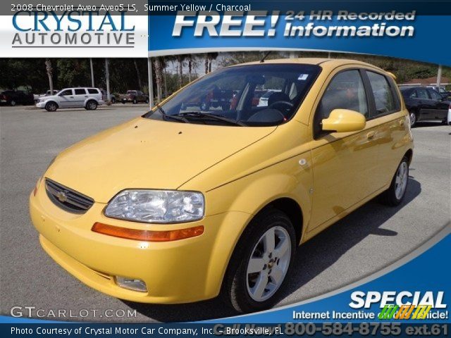 2008 Chevrolet Aveo Aveo5 LS in Summer Yellow