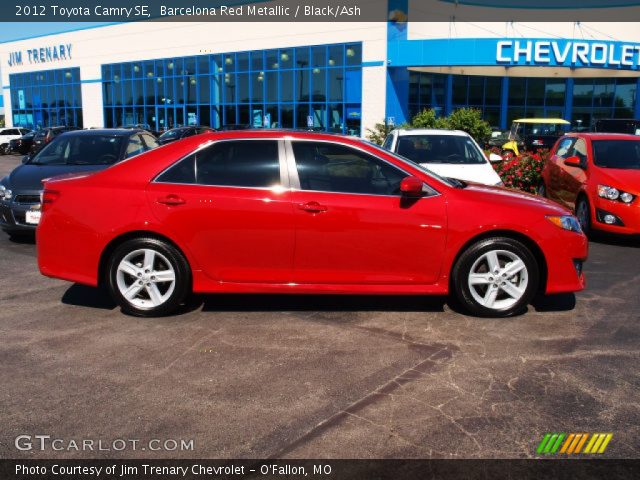 2012 Toyota Camry SE in Barcelona Red Metallic