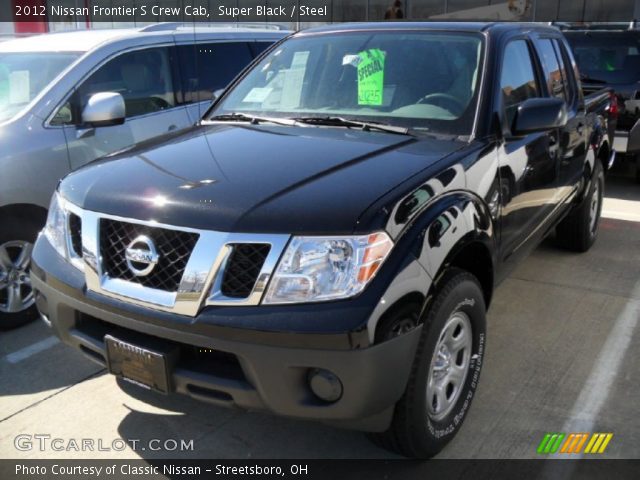 2012 Nissan Frontier S Crew Cab in Super Black