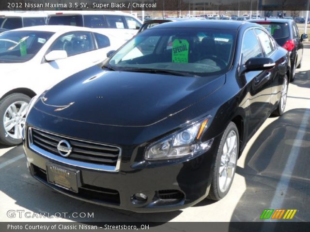 2012 Nissan Maxima 3.5 SV in Super Black
