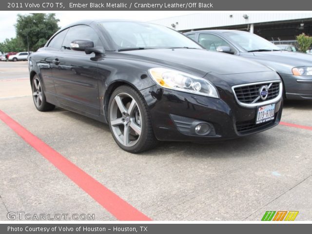 2011 Volvo C70 T5 in Ember Black Metallic