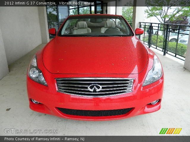 2012 Infiniti G 37 Convertible in Vibrant Red