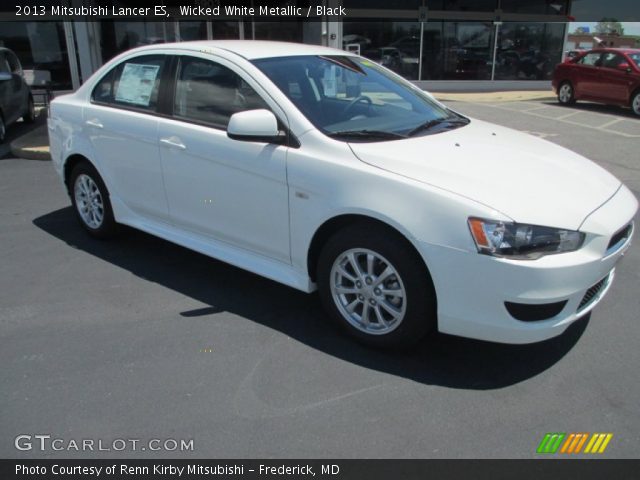 2013 Mitsubishi Lancer ES in Wicked White Metallic
