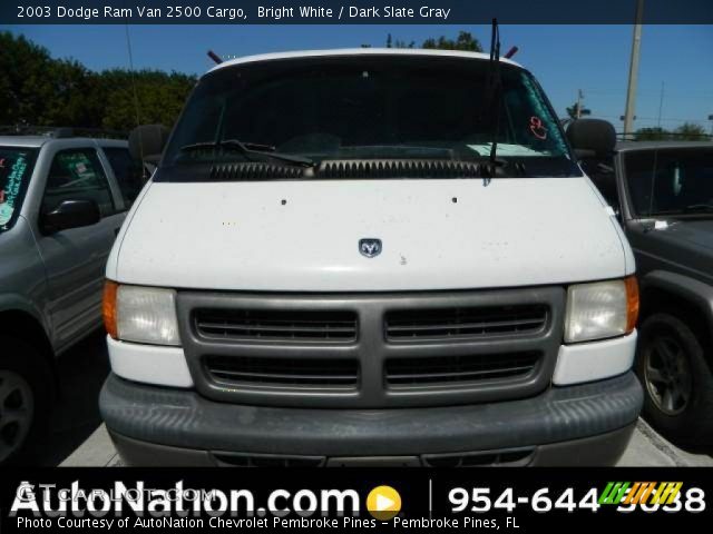 2003 Dodge Ram Van 2500 Cargo in Bright White