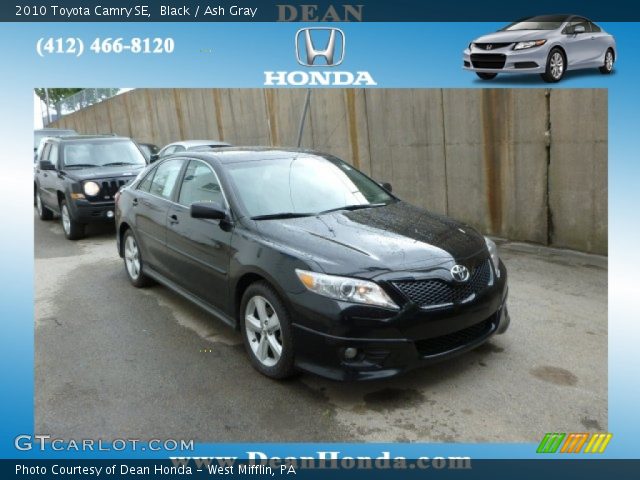 2010 Toyota Camry SE in Black