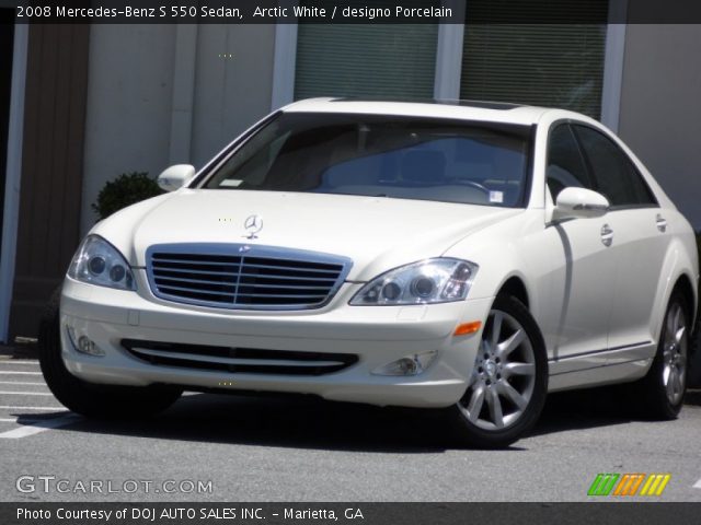 2008 Mercedes-Benz S 550 Sedan in Arctic White