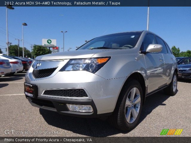 2012 Acura MDX SH-AWD Technology in Palladium Metallic