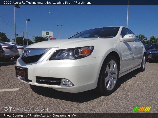 2010 Acura RL Technology in Alberta White Pearl