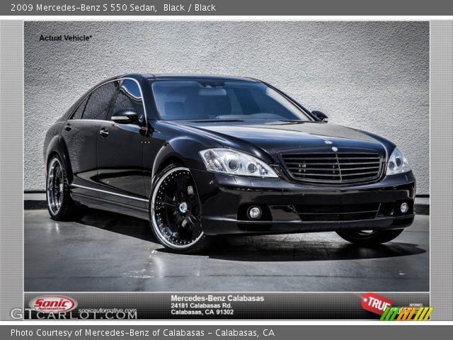 2009 Mercedes-Benz S 550 Sedan in Black
