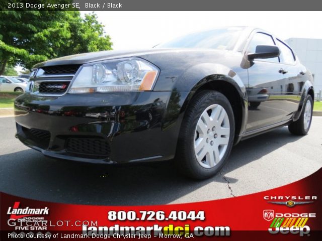 2013 Dodge Avenger SE in Black