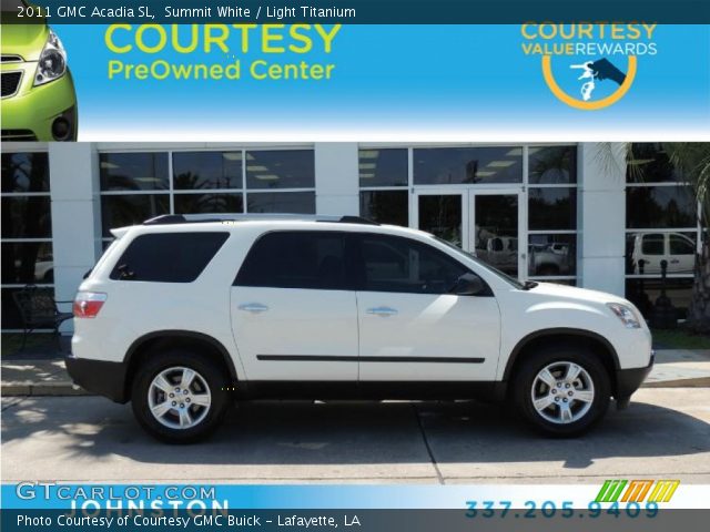 2011 GMC Acadia SL in Summit White