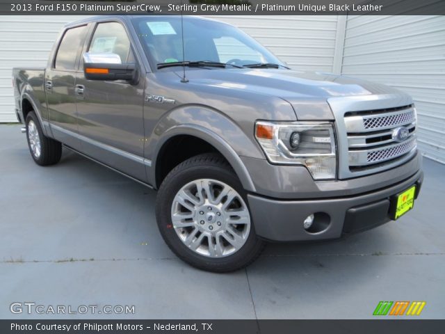 2013 Ford F150 Platinum SuperCrew in Sterling Gray Metallic
