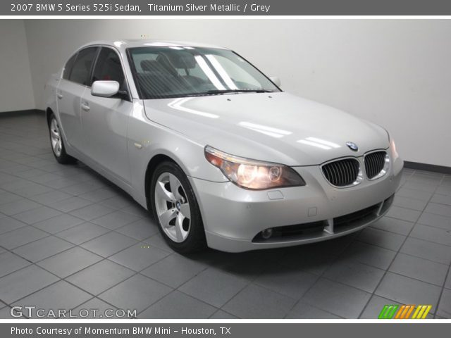 2007 BMW 5 Series 525i Sedan in Titanium Silver Metallic