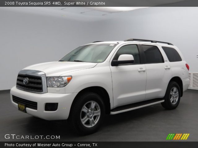 2008 Toyota Sequoia SR5 4WD in Super White