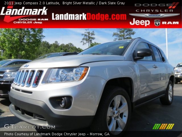 2011 Jeep Compass 2.0 Latitude in Bright Silver Metallic