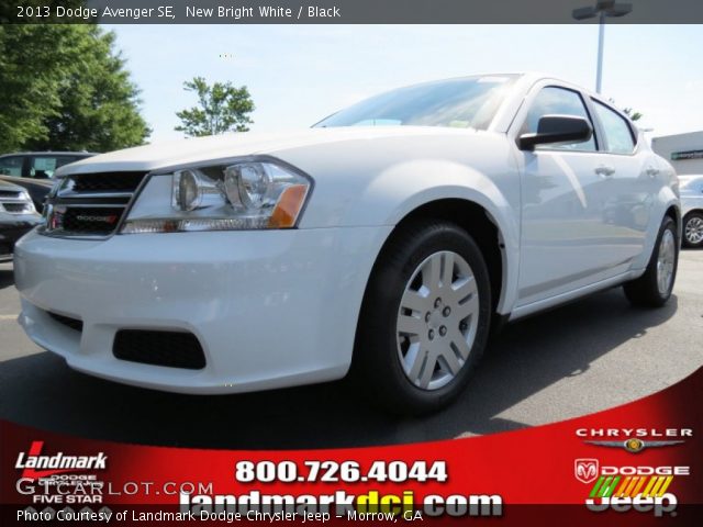 2013 Dodge Avenger SE in New Bright White