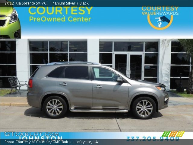 2012 Kia Sorento SX V6 in Titanium Silver