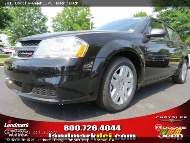2013 Dodge Avenger SE V6 in Black