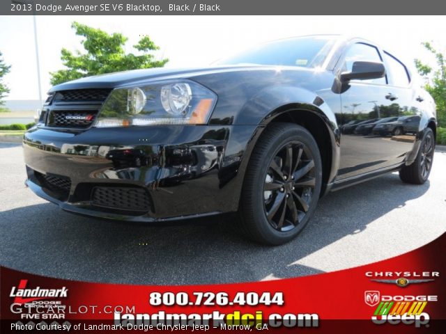 2013 Dodge Avenger SE V6 Blacktop in Black