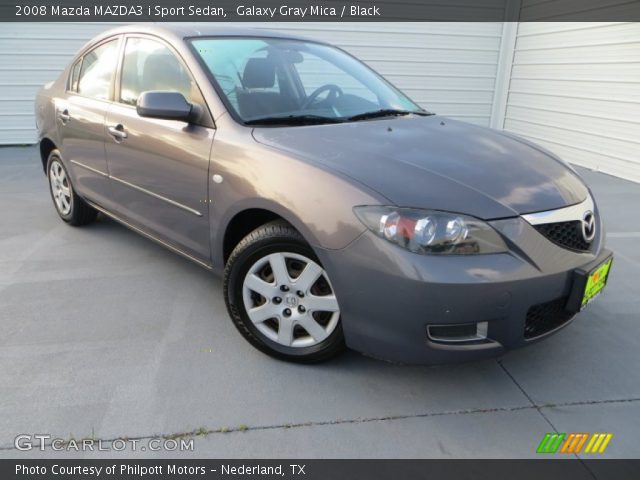 2008 Mazda MAZDA3 i Sport Sedan in Galaxy Gray Mica