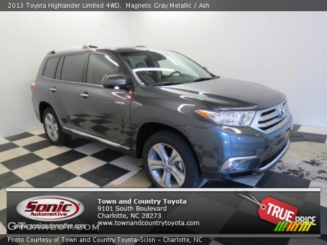 2013 Toyota Highlander Limited 4WD in Magnetic Gray Metallic