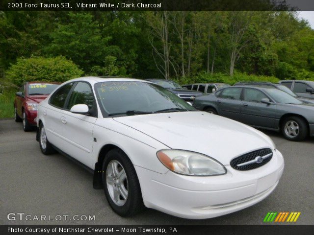 Vibrant White 2001 Ford Taurus Sel Dark Charcoal Interior 2001 Ford Taurus Sel In Vibrant White