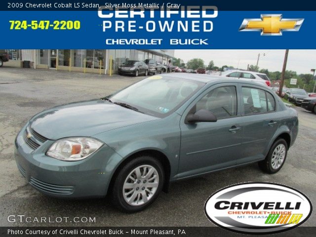 2009 Chevrolet Cobalt LS Sedan in Silver Moss Metallic