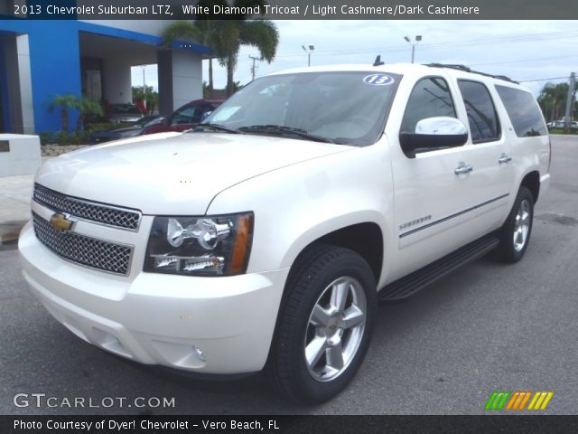 2013 Chevrolet Suburban LTZ in White Diamond Tricoat