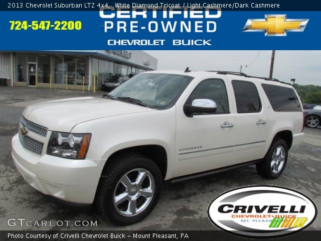 2013 Chevrolet Suburban LTZ 4x4 in White Diamond Tricoat
