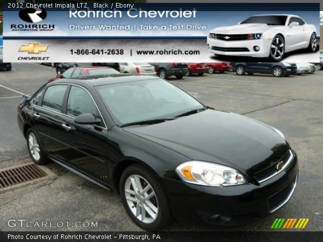 2012 Chevrolet Impala LTZ in Black