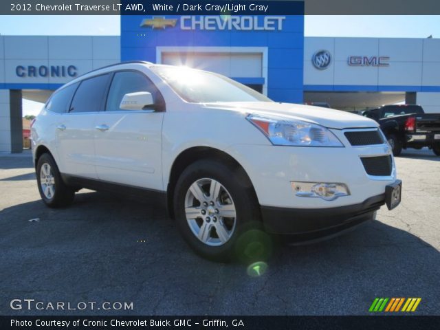 2012 Chevrolet Traverse LT AWD in White