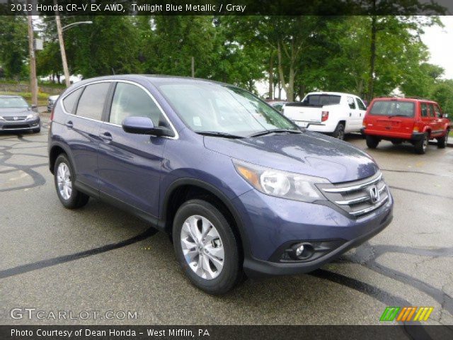 2013 Honda CR-V EX AWD in Twilight Blue Metallic
