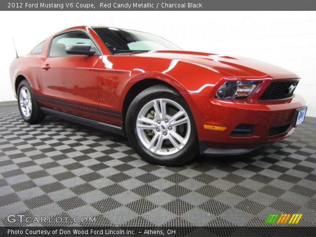 2012 Ford Mustang V6 Coupe in Red Candy Metallic