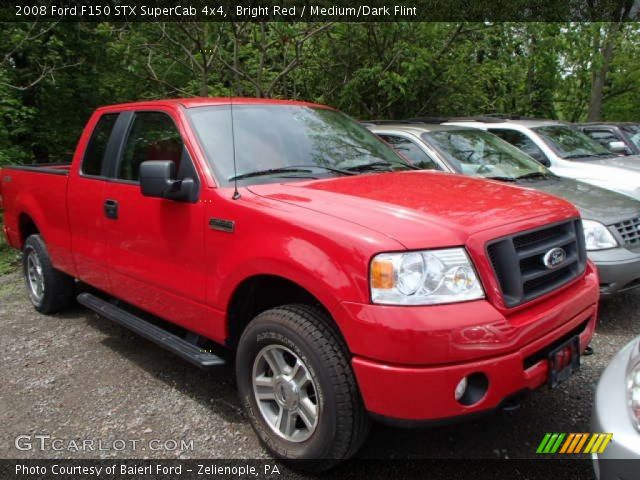 2008 Ford F150 STX SuperCab 4x4 in Bright Red