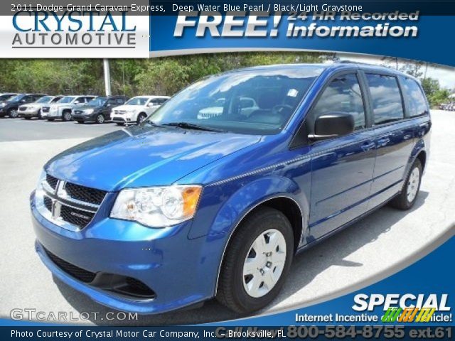 2011 Dodge Grand Caravan Express in Deep Water Blue Pearl