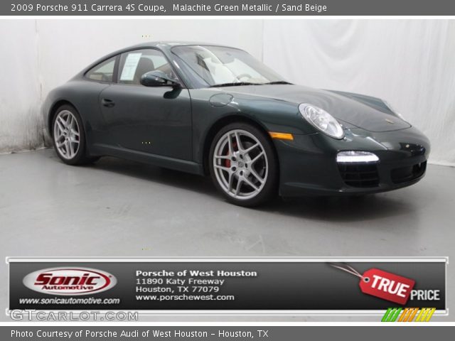 2009 Porsche 911 Carrera 4S Coupe in Malachite Green Metallic