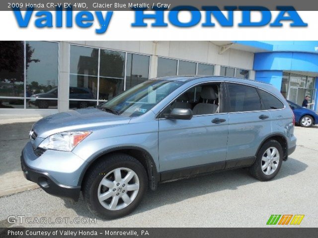 2009 Honda CR-V EX 4WD in Glacier Blue Metallic