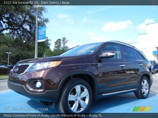2012 Kia Sorento EX V6 in Dark Cherry