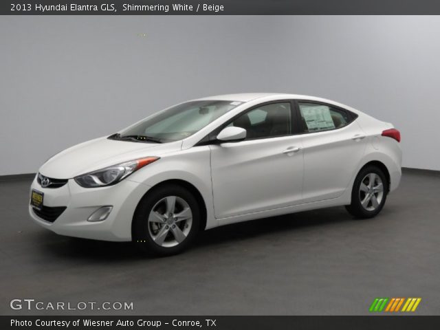 2013 Hyundai Elantra GLS in Shimmering White