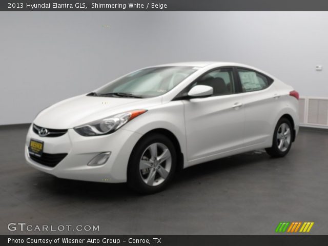 2013 Hyundai Elantra GLS in Shimmering White