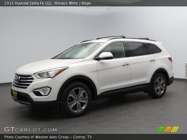2013 Hyundai Santa Fe GLS in Monaco White