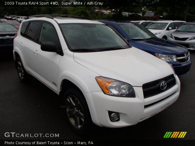 2009 Toyota RAV4 Sport 4WD in Super White