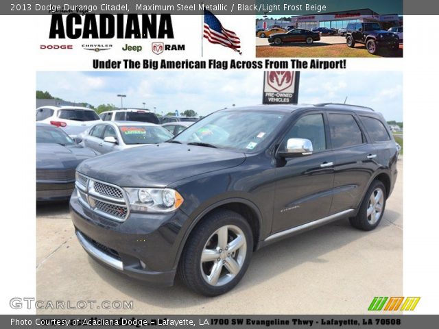 2013 Dodge Durango Citadel in Maximum Steel Metallic