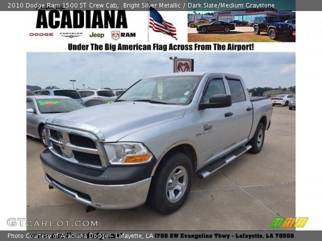 2010 Dodge Ram 1500 ST Crew Cab in Bright Silver Metallic