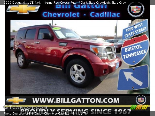 2009 Dodge Nitro SE 4x4 in Inferno Red Crystal Pearl