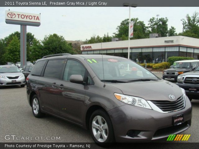 2011 Toyota Sienna LE in Predawn Gray Mica