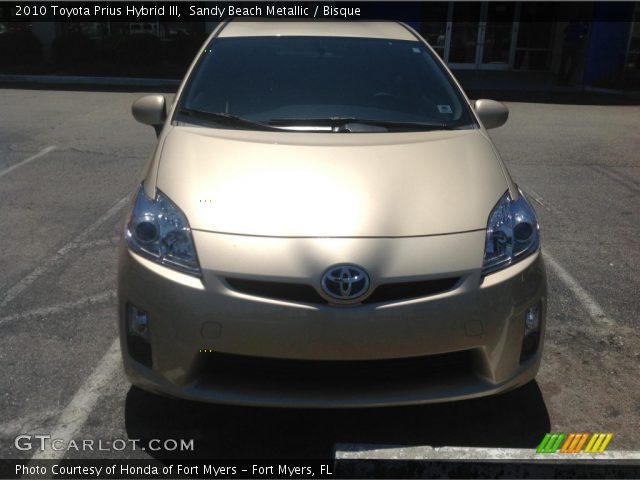 2010 Toyota Prius Hybrid III in Sandy Beach Metallic